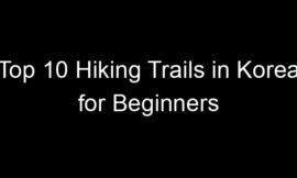 Top 10 Hiking Trails in Korea for Beginners