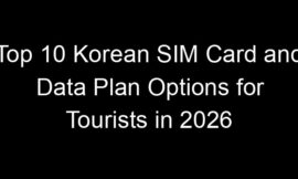Top 10 Korean SIM Card and Data Plan Options for Tourists in 2026