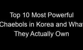 Top 10 Most Powerful Chaebols in Korea and What They Actually Own
