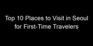 Read more about the article Top 10 Places to Visit in Seoul for First-Time Travelers