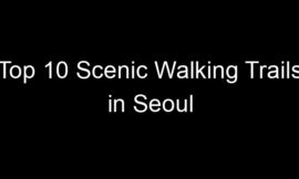 Top 10 Scenic Walking Trails in Seoul