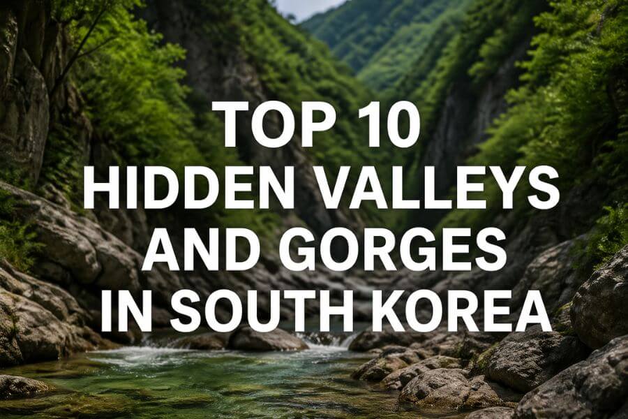 Top 10 Hidden Valleys and Gorges in South Korea toptenkr