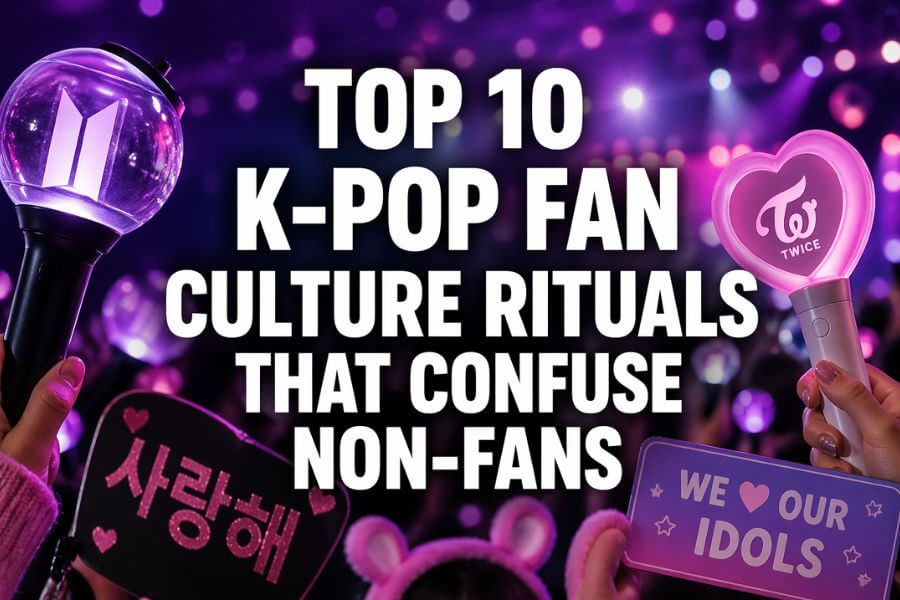 Top 10 K-Pop Fan Culture Rituals That Confuse Non-Fans toptenkr