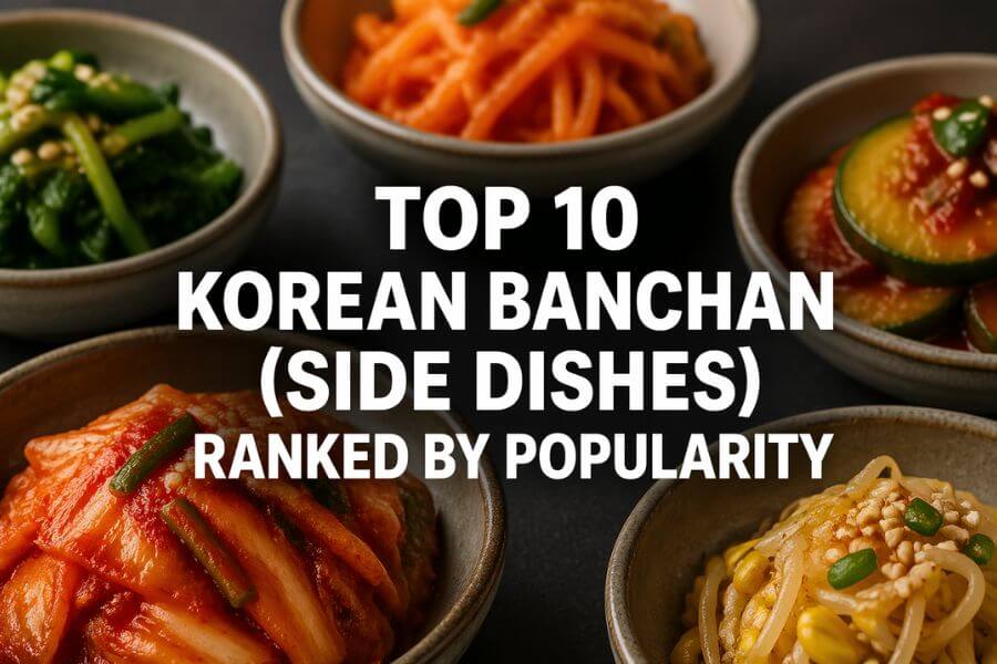 Top 10 Korean Banchan (Side Dishes) Ranked by Popularity toptenkr