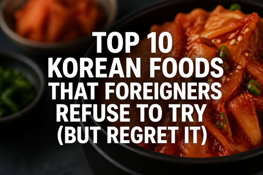 Top 10 Korean Foods That Foreigners Refuse to Try (But Regret It) toptenkr