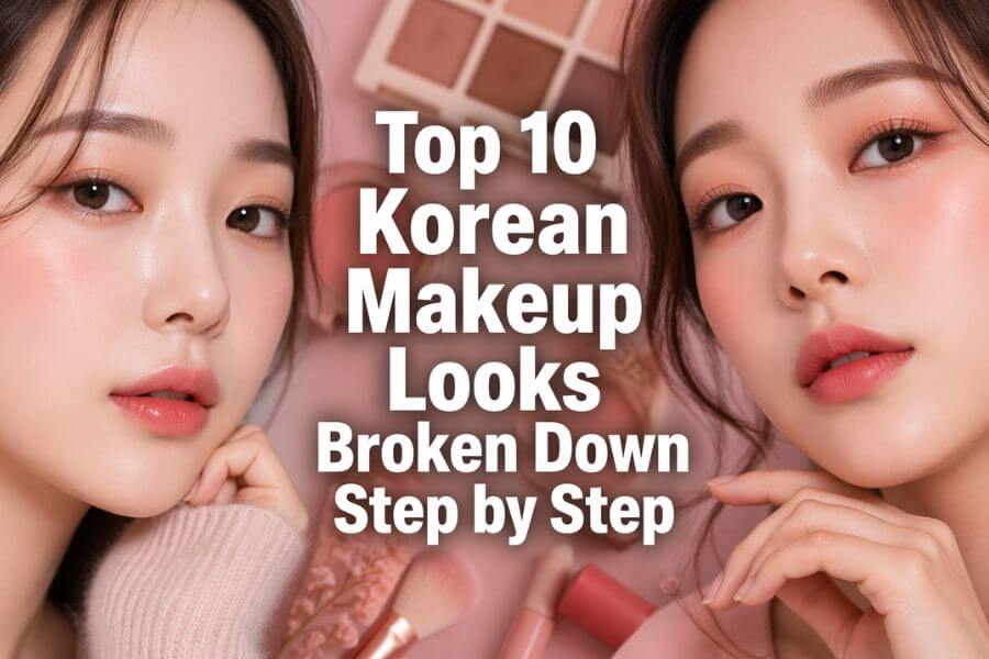 Top 10 Korean Makeup Looks Broken Down Step by Step toptenkr