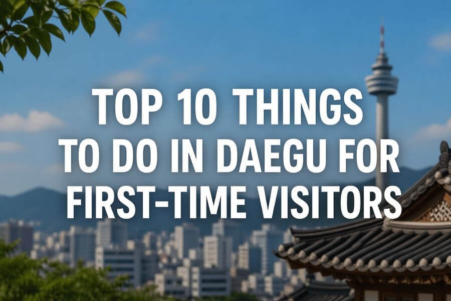 You are currently viewing Top 10 Things to Do in Daegu for First-Time Visitors