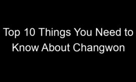 Top 10 Things You Need to Know About Changwon