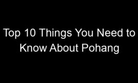 Top 10 Things You Need to Know About Pohang