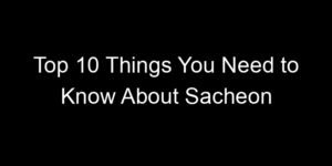 Read more about the article Top 10 Things You Need to Know About Sacheon