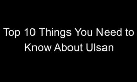 Top 10 Things You Need to Know About Ulsan